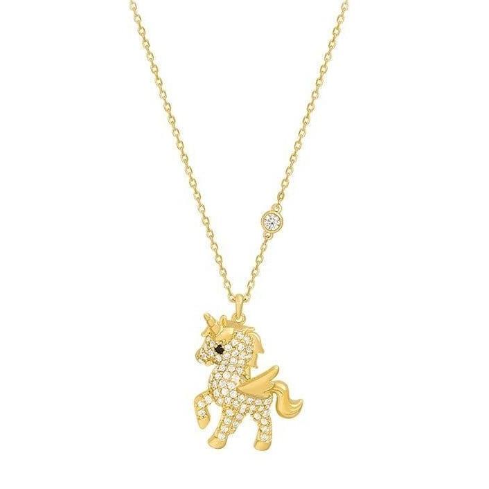 Collier Licorne en gros plan