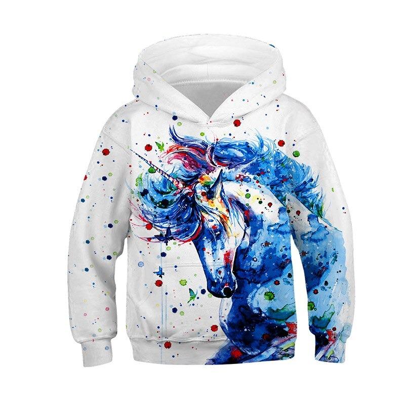 Dessin artistique du pull licorne