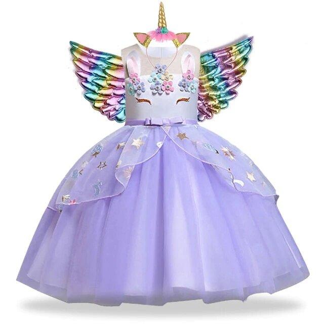 robe licorne colorée