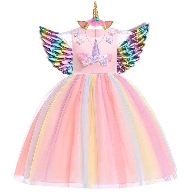 Design enchanteur de la robe licorne