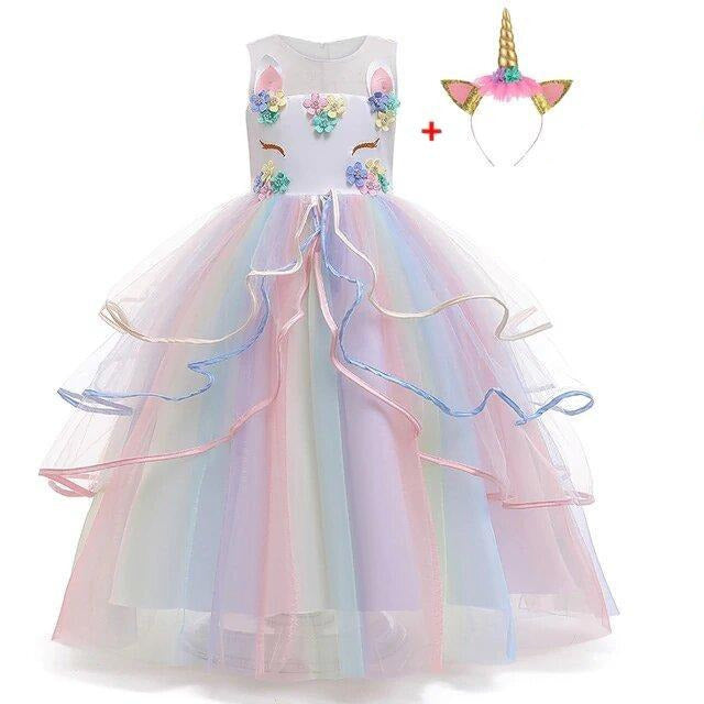 Robe de princesse licorne
