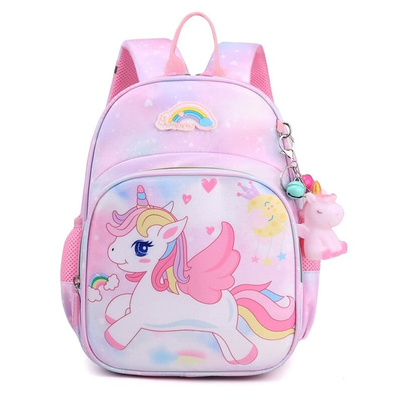 Sac licorne rose gros plan