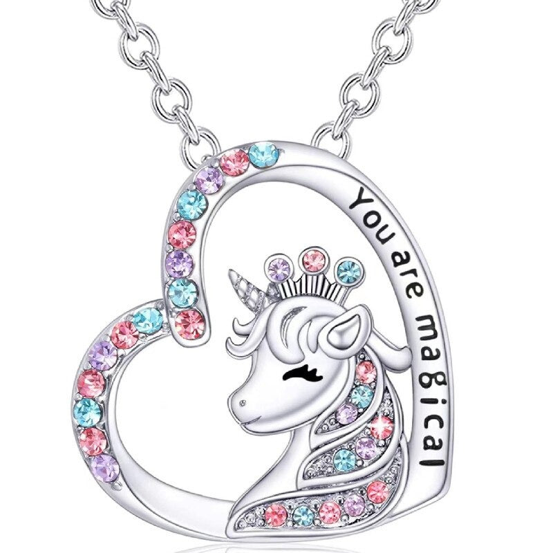 Collier licorne élégant