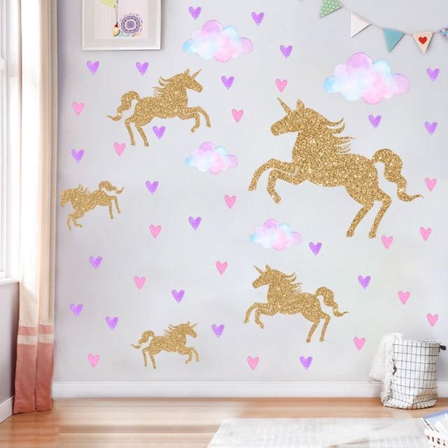 Sticker Licorne Dorée