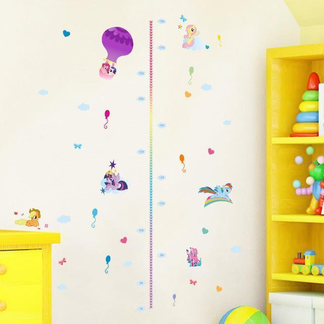 Sticker licorne coloré pour mur