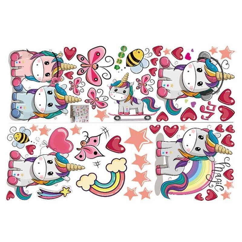 Sticker enfant magique licorne