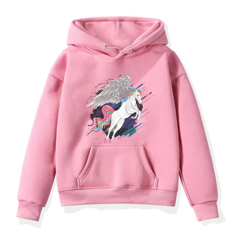 Pull licorne rose de face
