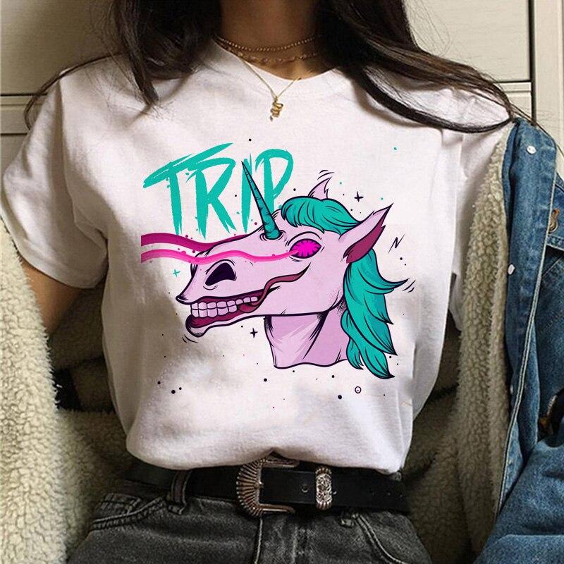 Tête de licorne colorée