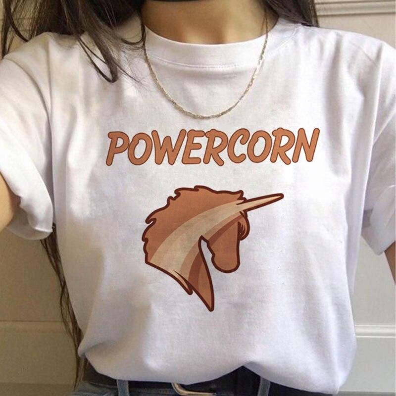 T-shirt licorne blanc