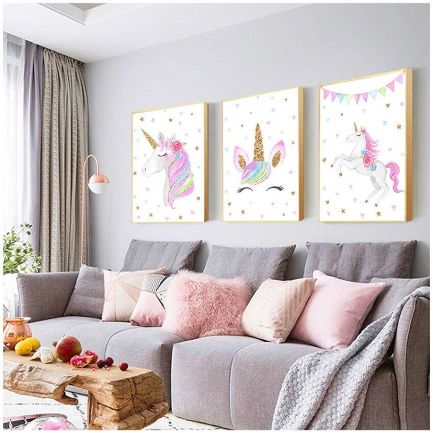 Décoration chambre enfant licorne