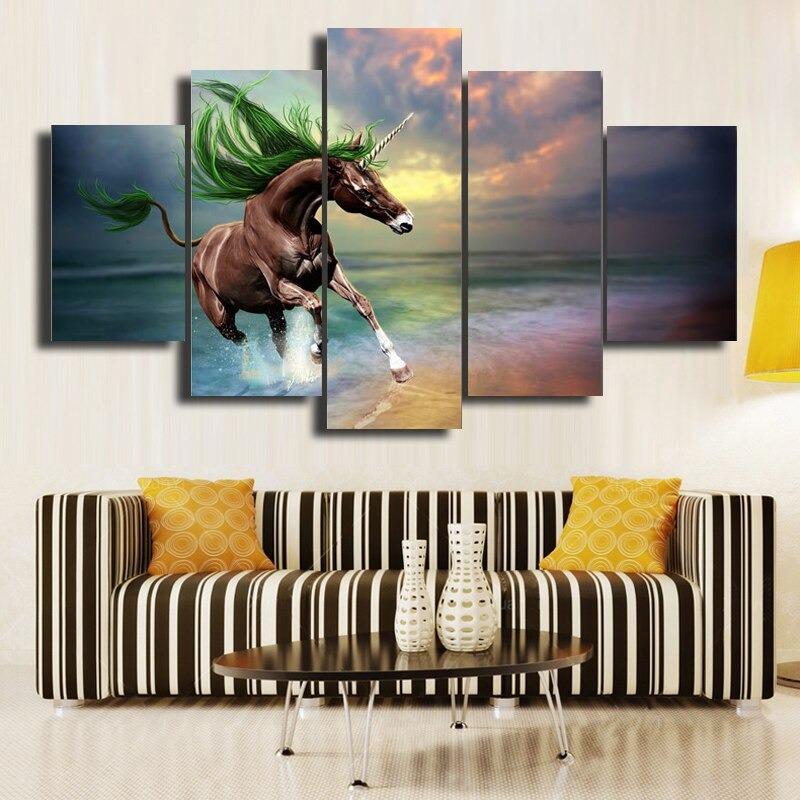Licorne en mouvement
