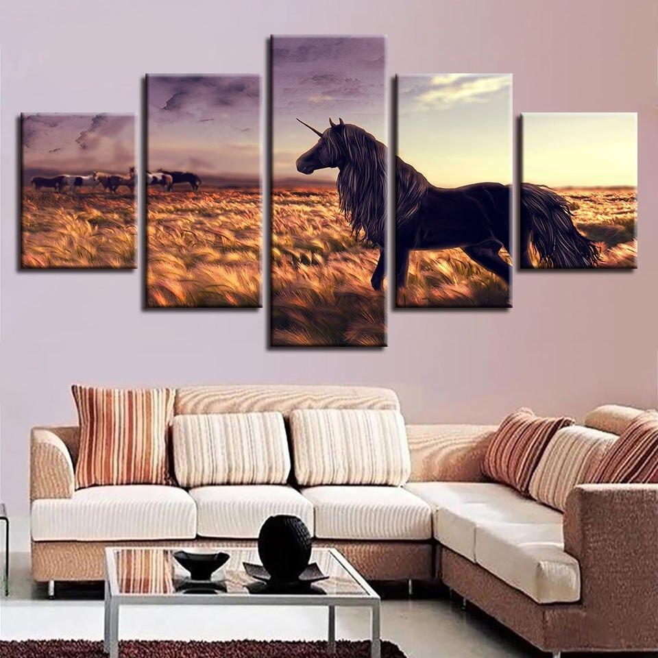 Licorne de champs paisible