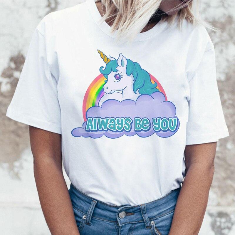 T-shirt licorne coloré