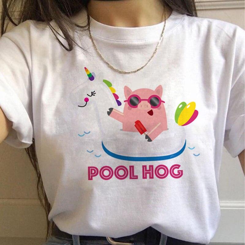 Motif t-shirt licorne humoristique
