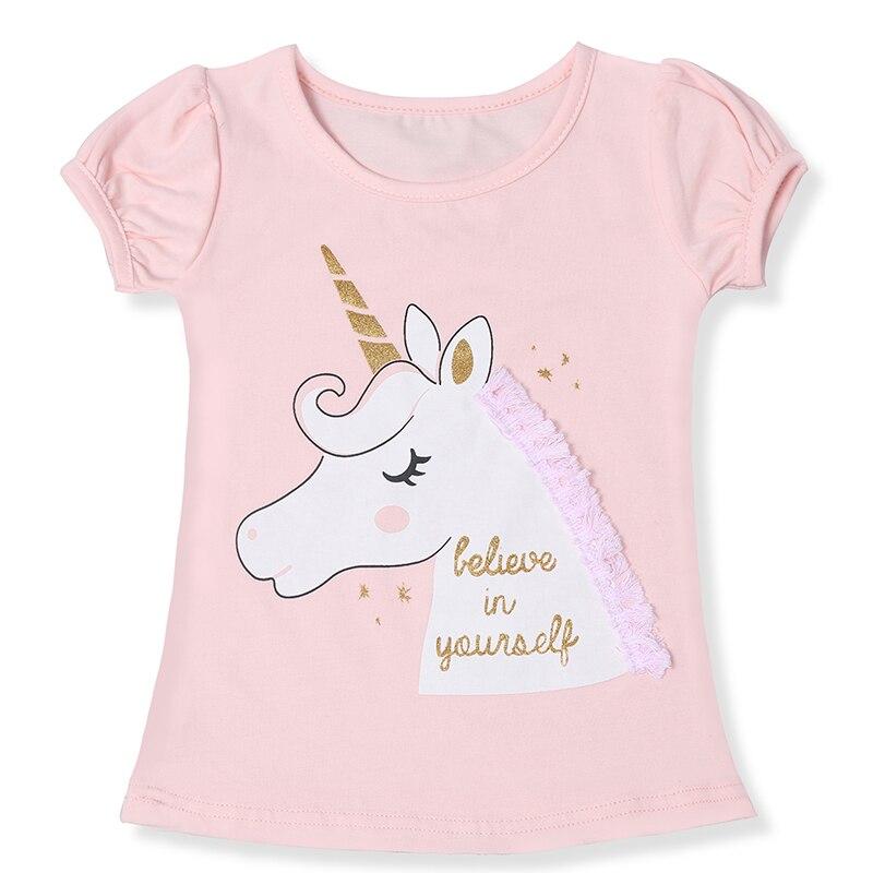 T-Shirt Licorne coloré