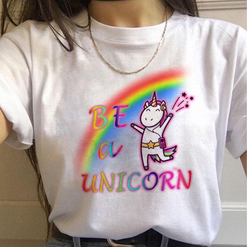 T-shirt licorne coloré