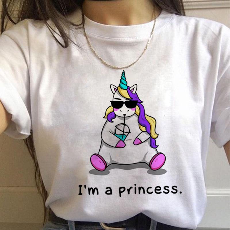 t-shirt licorne princesse