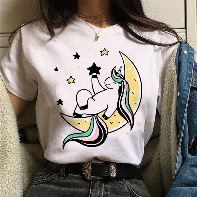 Design licorne sur lune