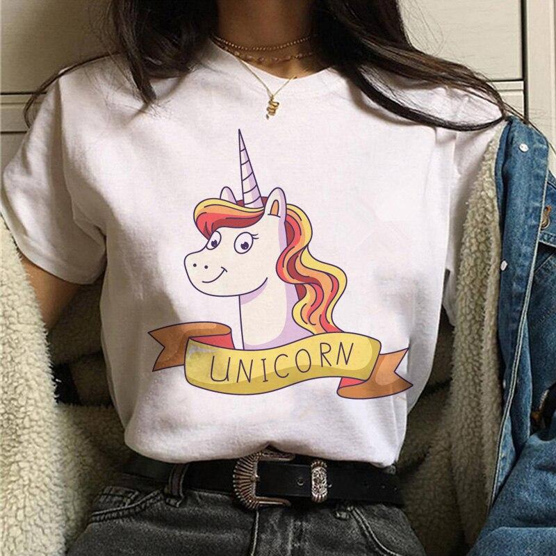 T-Shirt Licorne pastel