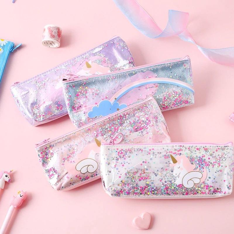 Trousse scolaire motifs féeriques