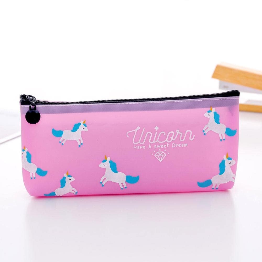Vue avant de la trousse licorne