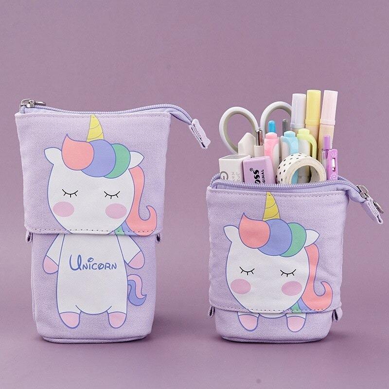 Trousse licorne colorée