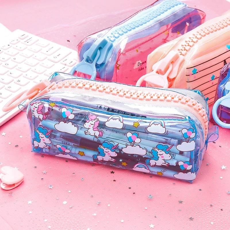 Trousse licorne en utilisation