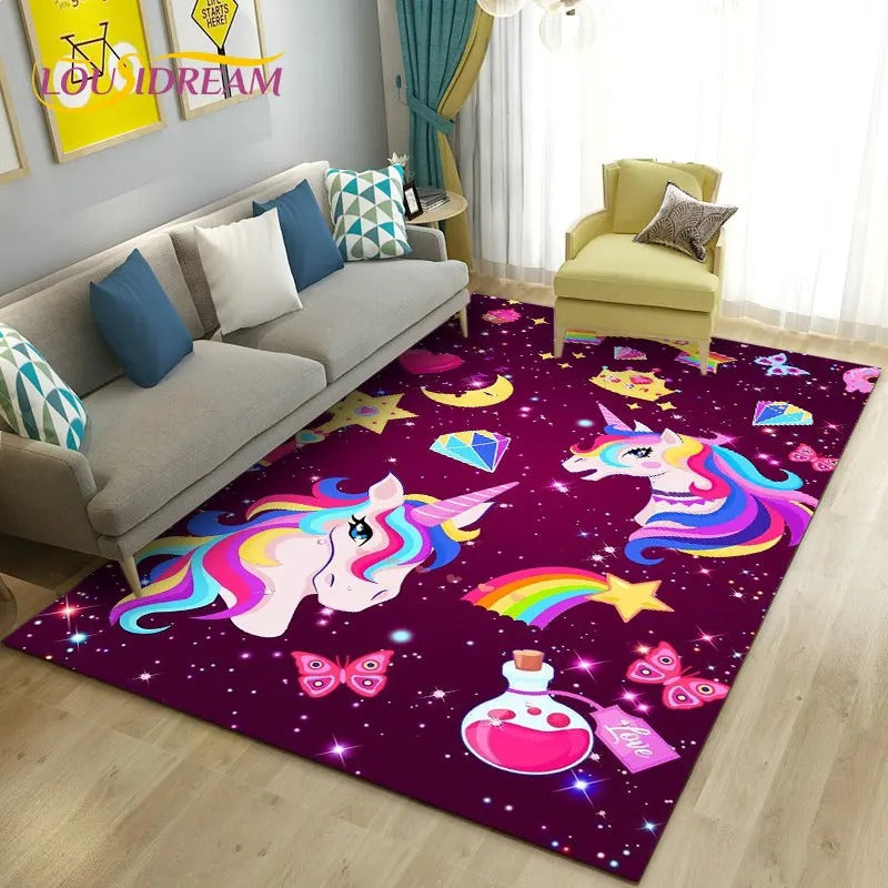 Motifs licorne colorés