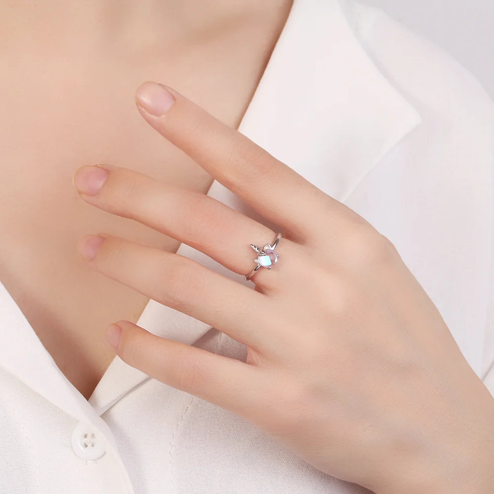 bijou en argent sterling licorne